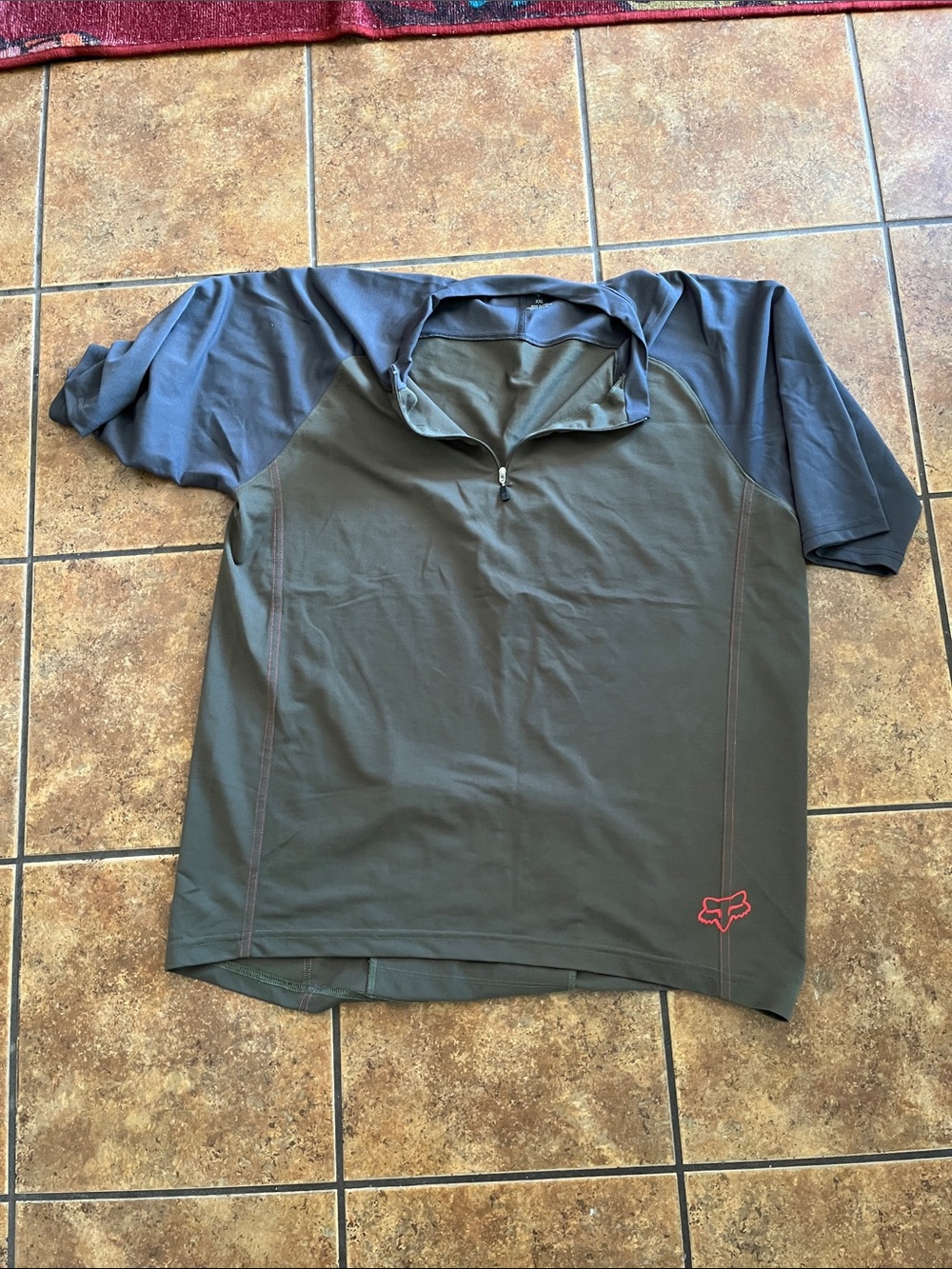 Fox Racing Jersey Mens XXL Green Short Sleeve Mountain Bike Trail